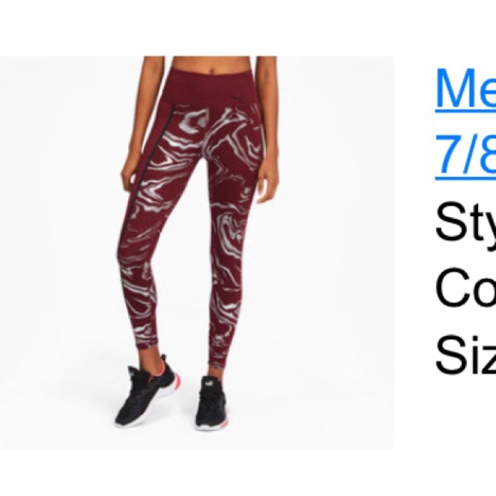 Puma Workout Leggings Small